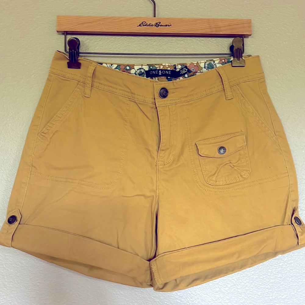 Women’s yellow shorts